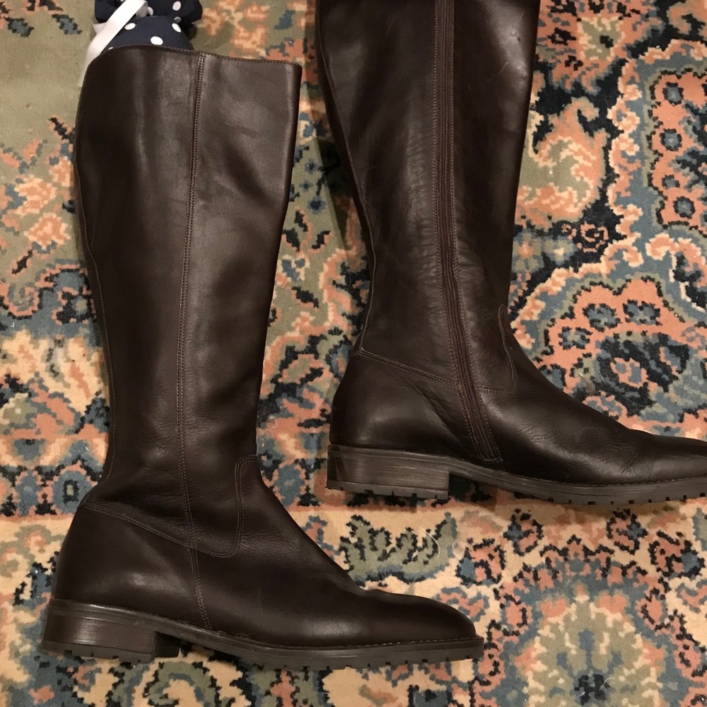 J. Crew Italian Leather Riding Boots